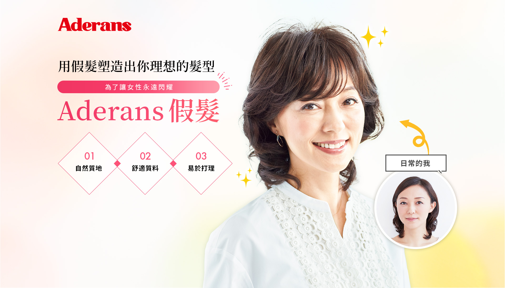 Aderans假髮 Hair Replacement System｜Aderans香港